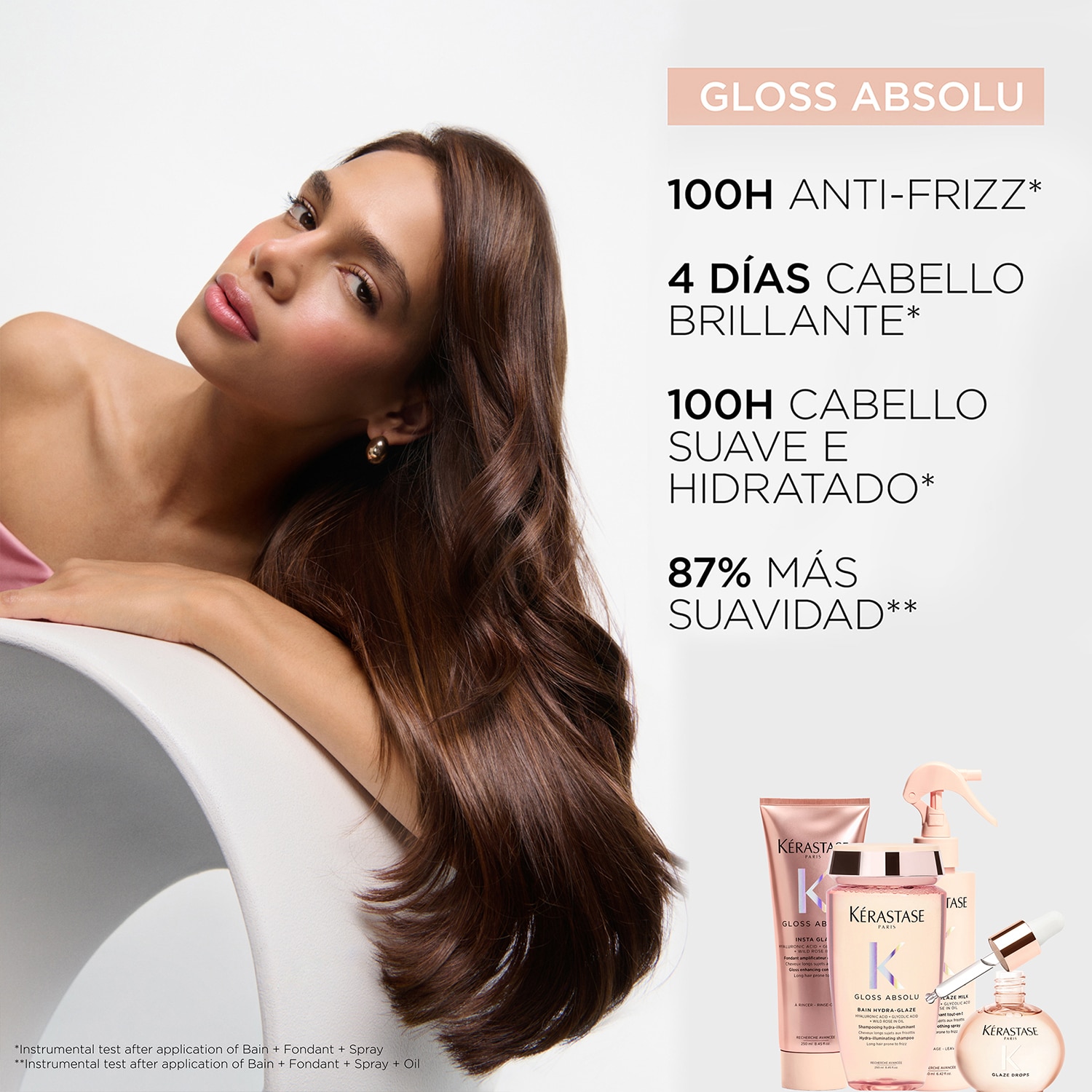 KÉRASTASE GLOSS ABSOLU ANTI-FRIZZ GLAZE MILK PARA CABELLO PROPENSO AL FRIZZ (SPRAY ANTI-FRIZZ)